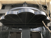 上陽營造-品陽建設麗芙花園-造型雨遮