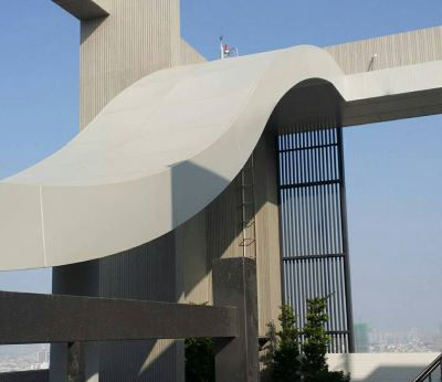 皇龍建設-台南皇龍天朵 造型鋁板工程